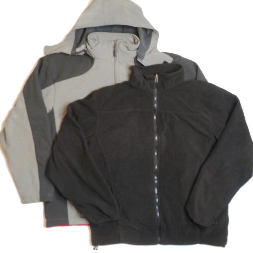 XPS Extreme 3 In 1 Zip System Fleece Lined Jacket Mens Medium